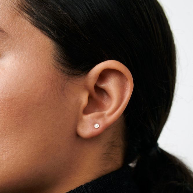 Pernille Corydon Micro Nature Earrings in Silver