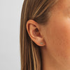 Mads Z Olive Love oorbellen in 14 kt. goud m. diamanten 