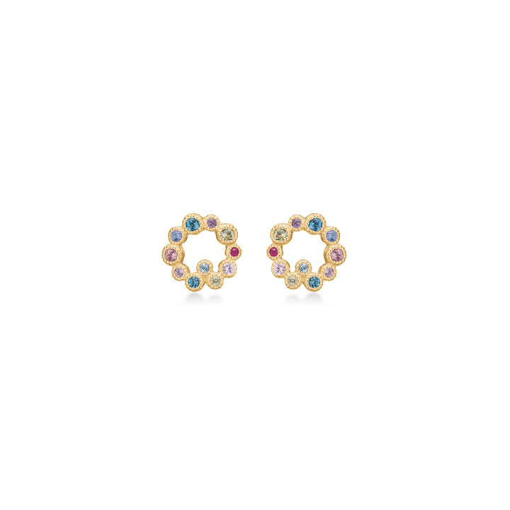 Mads Z Luxury Rainbow Orbis Oorbellen in 14 kt. Goud 