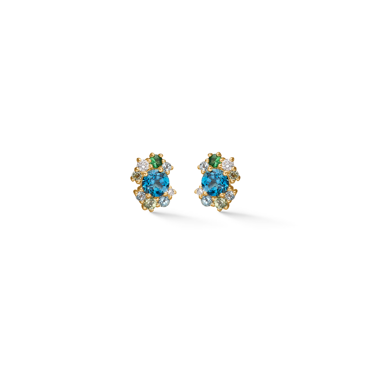 Mads Z 14kt Winter Petite oorknopjes 