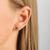 Mads Z Four Seasons Autumn Petite Rubin Oorbellen in 14 kt. Goud 