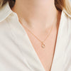 Mads Z Ocean Petite hanger in 14 kt. goud 
