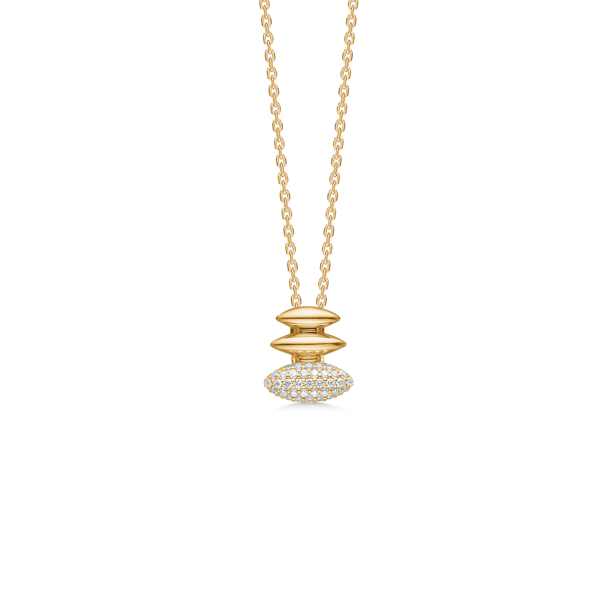 Mads z orial pendant in 14kt gold 0.11ct w.si