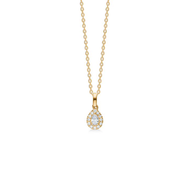 Mads Z Diamond Drop diamant hanger in 14 kt. goud 