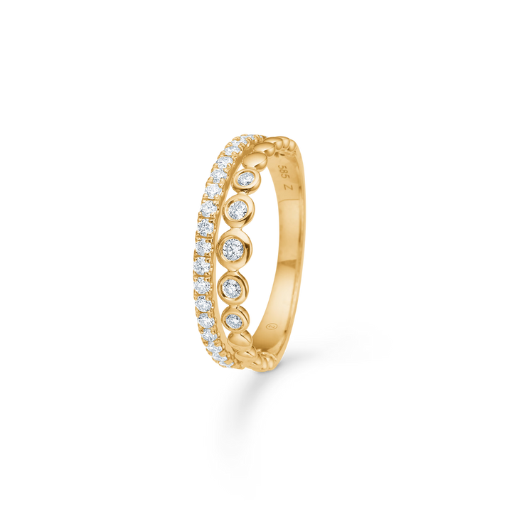 Mads Z Endless Ring – Diamantring i 14 Karat Guld – produktbillede 2