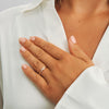Mads Z Diamond Dew Ring in 14 kt. goud met diamanten 