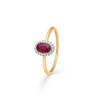 Mads Z Scarlet Bloom robijnring met diamanten – productafbeelding 2