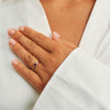 Mads Z Four Seasons Autumn Petite Granat Ring in 14 kt. Goud 