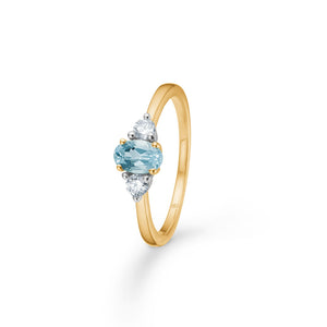 Feading rings with diamonds