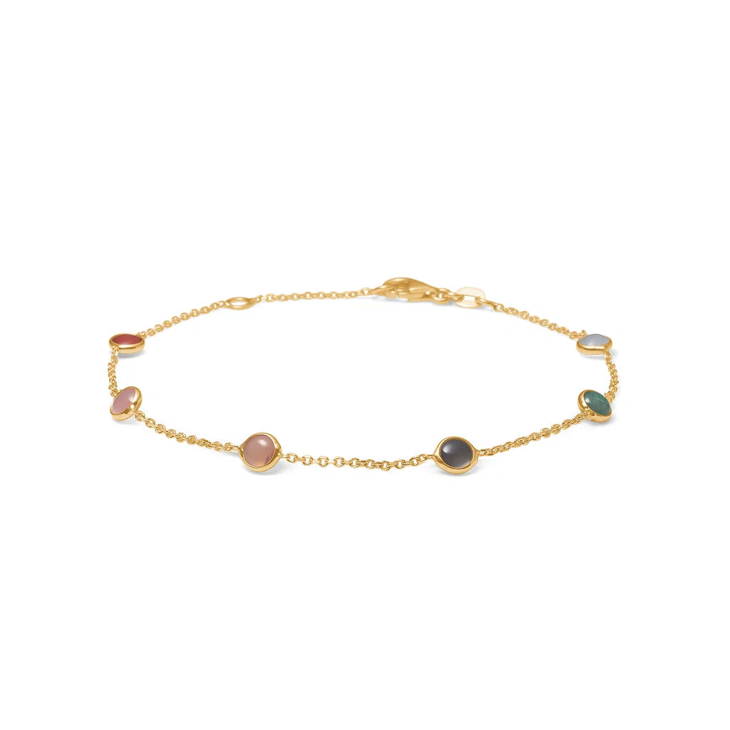 Mads Z Viva armband in 14 kt. goud met maansteen 