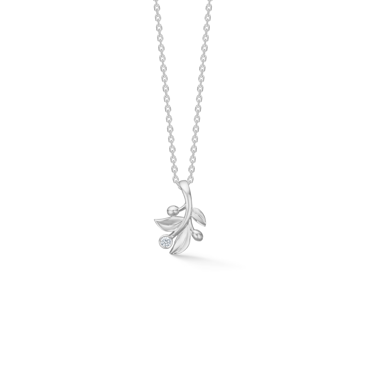 Mads Z Olive Love ketting in sterling zilver 