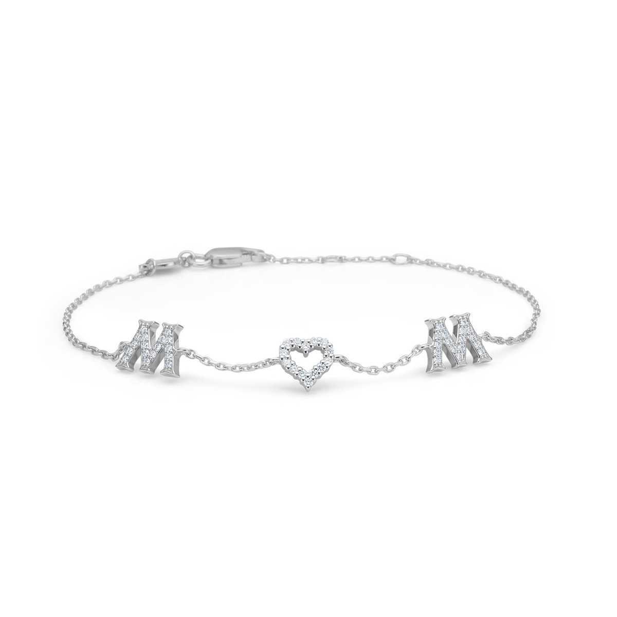 Mads Z Zilver Wow/Mom Armband 