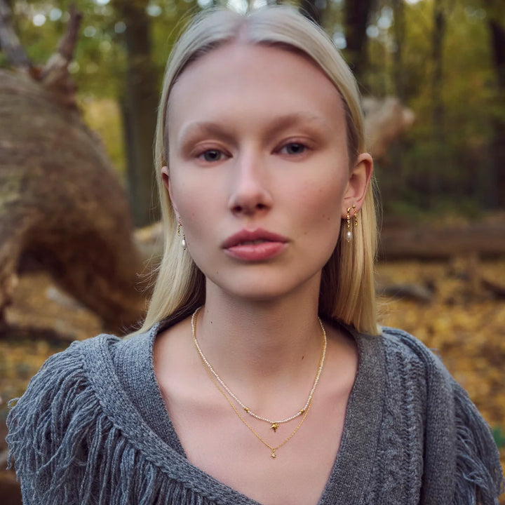 Maanesten Tara Ketting m. Zoetwaterparels – productafbeelding 2