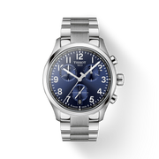 TISSOT CHRONO L 42MM – STALEN KETTING / BLAUWE WIJZERPLAAT