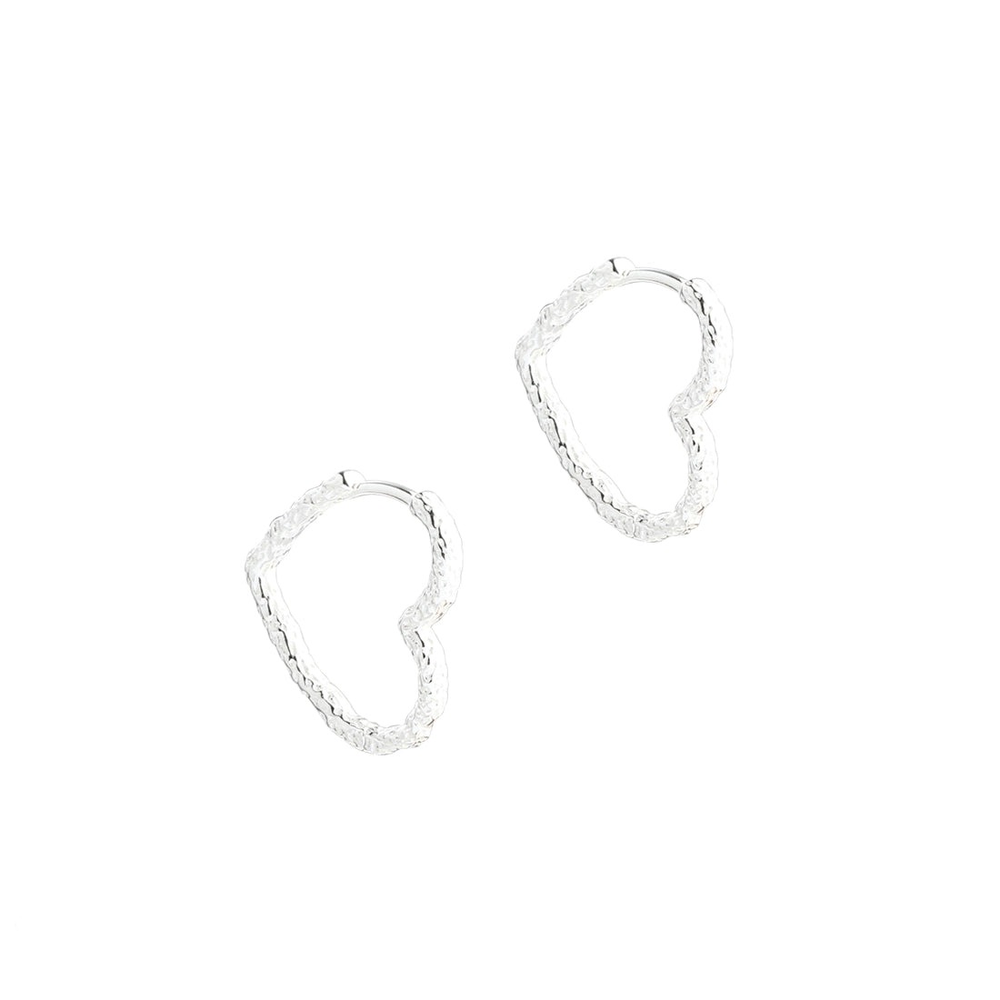 Aqua Dulce Love Me Big Heart Hoop - 5949