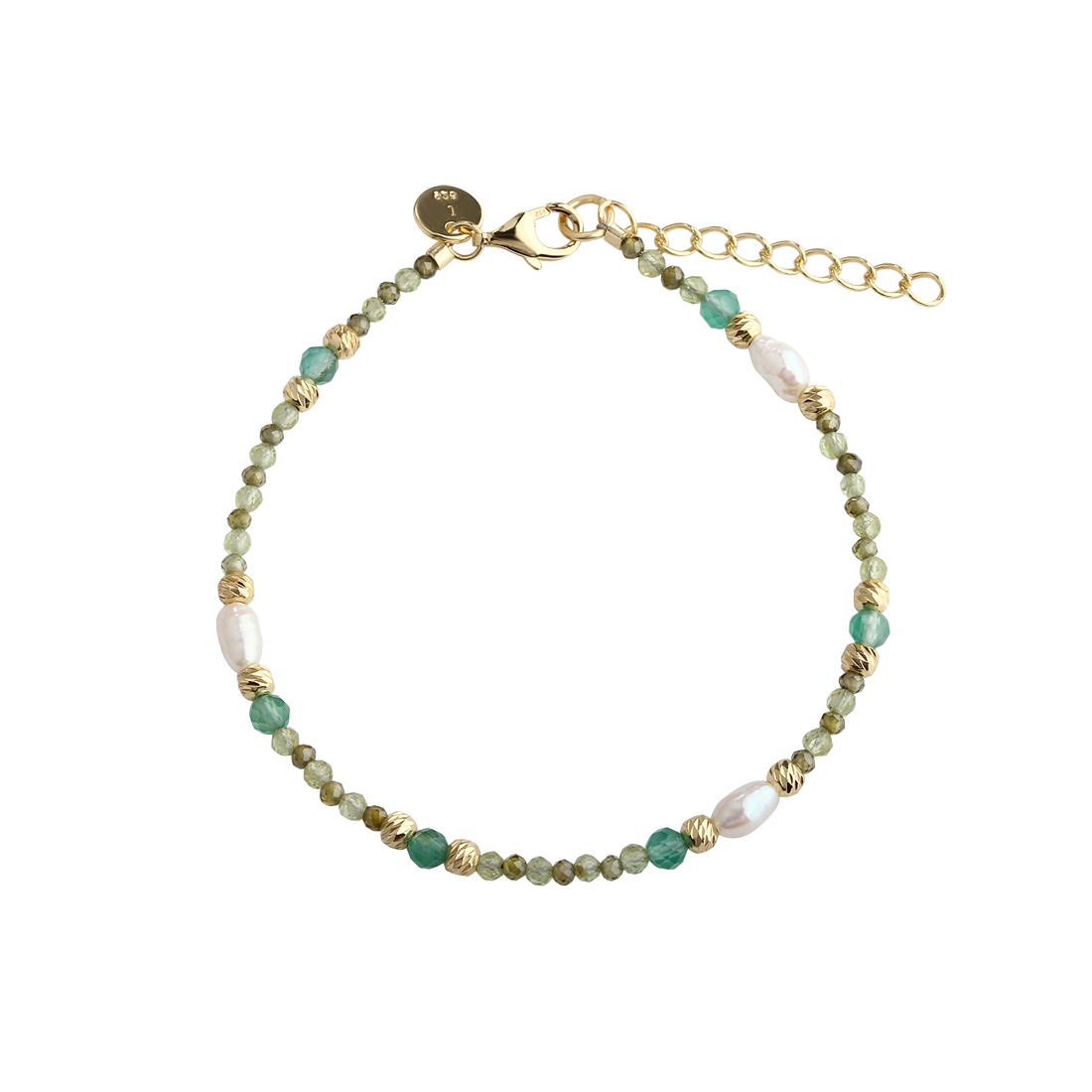 Aqua Dulce Verde Simple Bracelet - - 6705