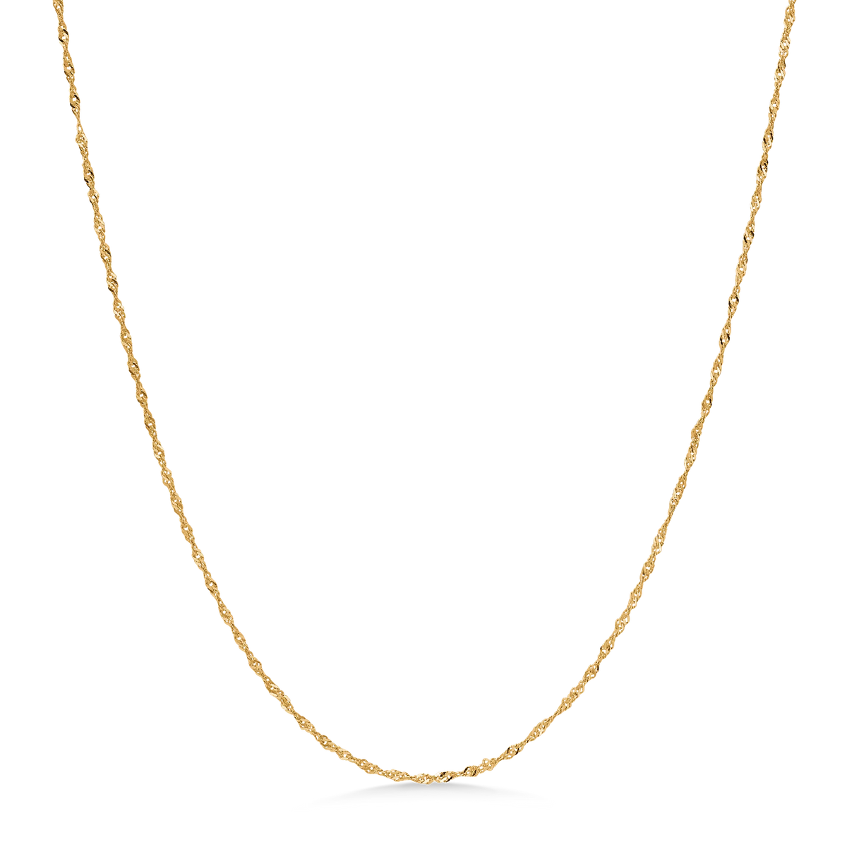 Studio Z Flow Ketting – Vergulde ketting in sterling zilver 