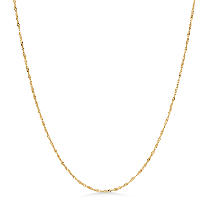 Studio Z Flow Ketting – Vergulde ketting in sterling zilver 