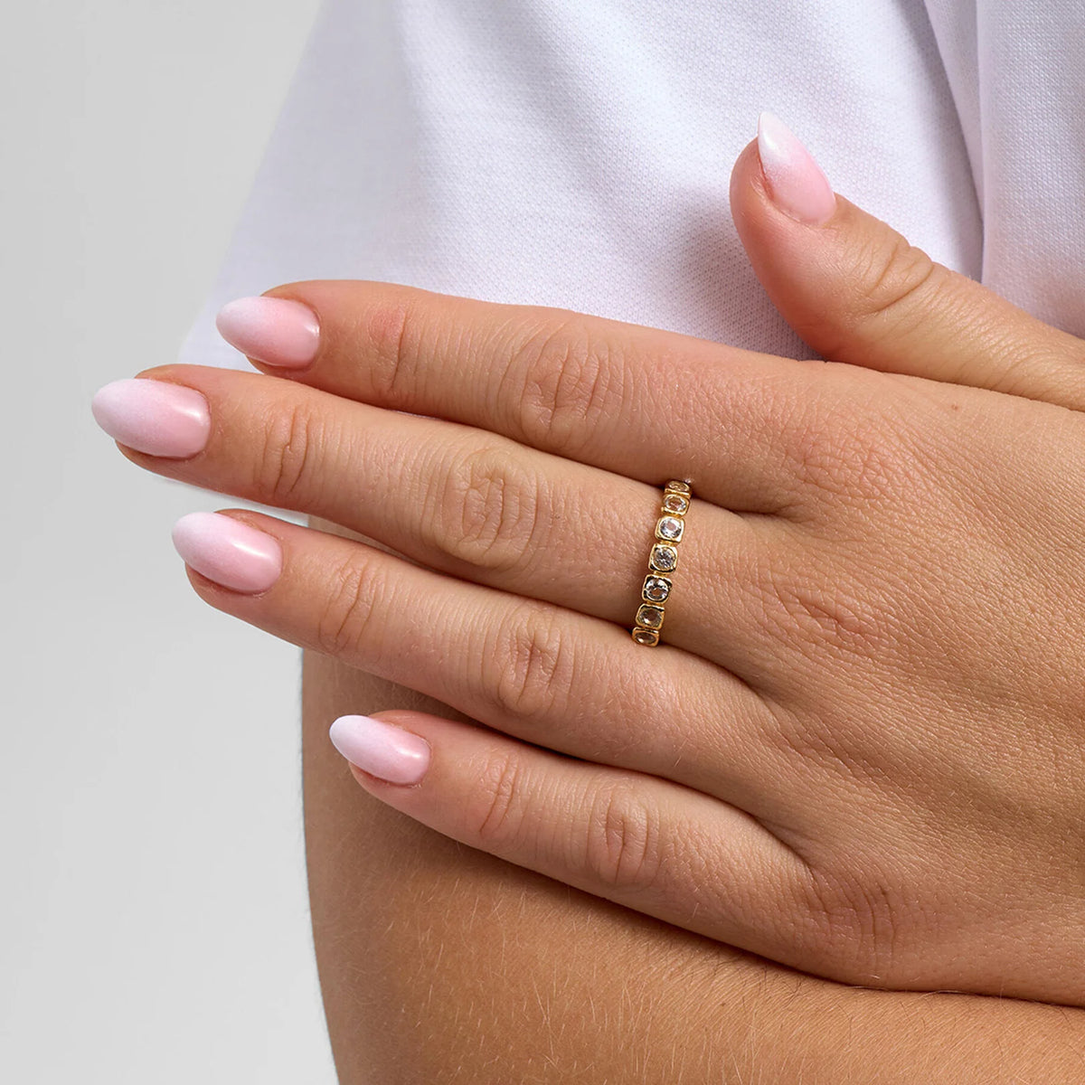 Studio Z Elera Small Ring – Vergulde ring met zirkonia 