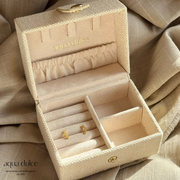 Aqua Dulce Jewellery Box Mini Sand – productafbeelding 2