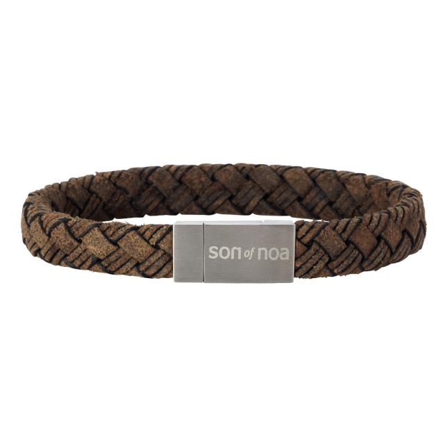 Son Of Noa Men's Bracelet In Brown Leather - 809700393