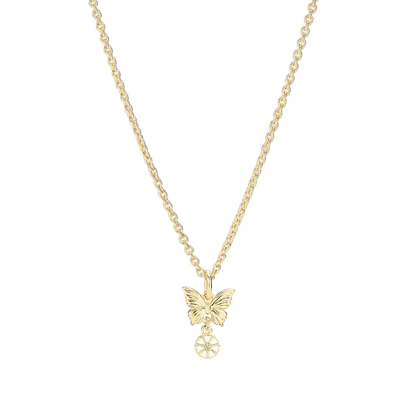 Marguerit -halsband med fjäril