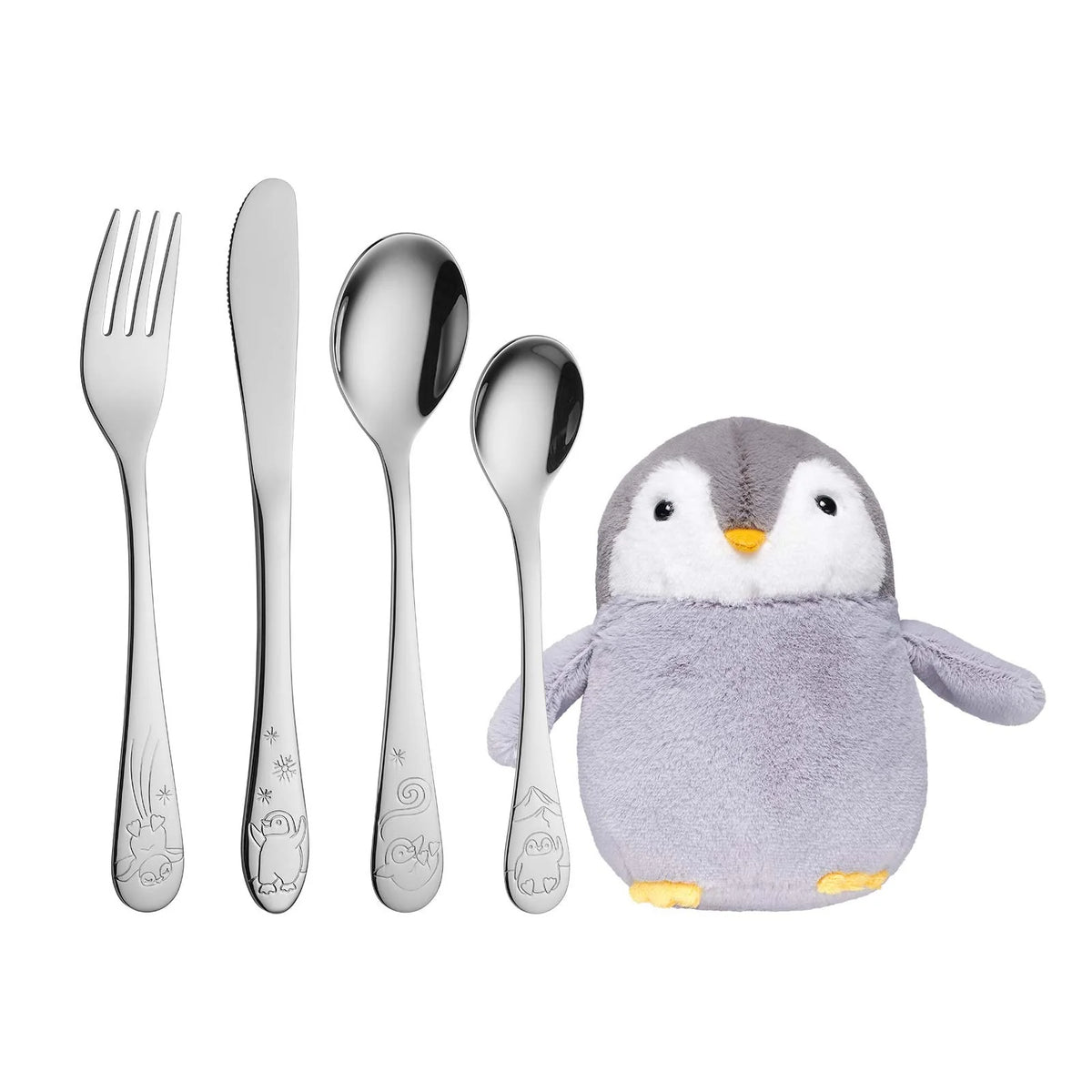 Kinderbestek Pinguïn