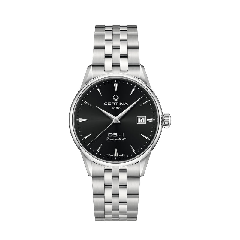 Certina DS-1 Black Dial Powermatic 80 38mm