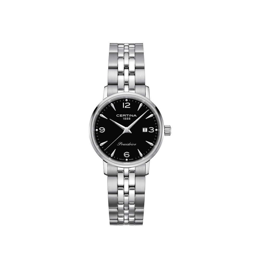 Certina DS Caimano Women's Watch - Black Dial