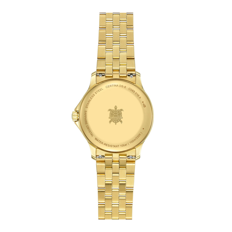 Certina DS-8 Lady 31mm w. Gold PVD