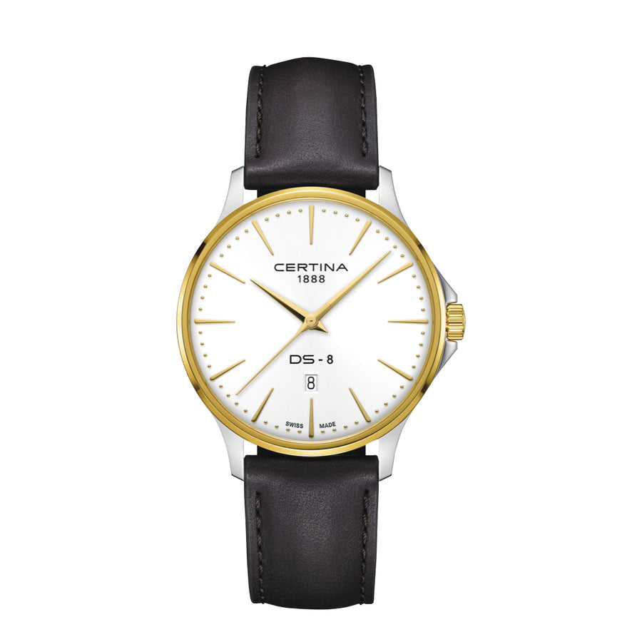 Certina DS-8 Gent 40mm w. Brown Leather Strap