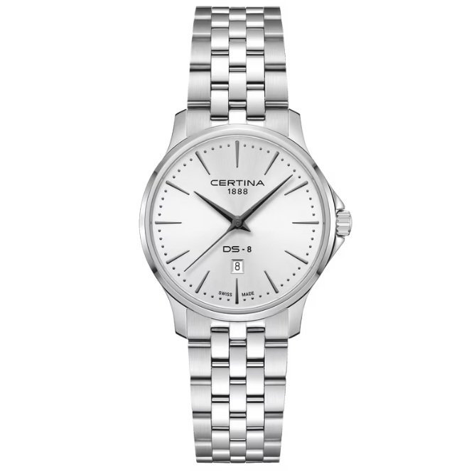 Certina DS-8 Lady - Witte wijzerplaat 31 mm – C0450101101100
