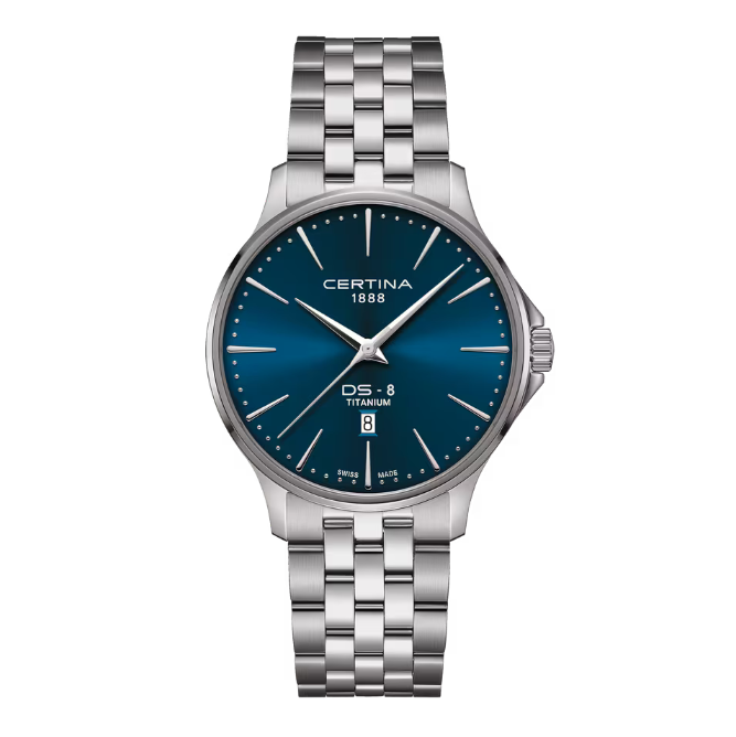 Certina DS-8 Titanium - 40mm Blauw – C0454104404100