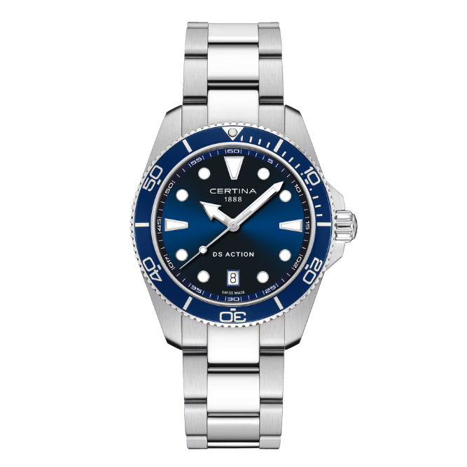 Certina DS Action – 40mm Blauwe wijzerplaat – C0484101104100
