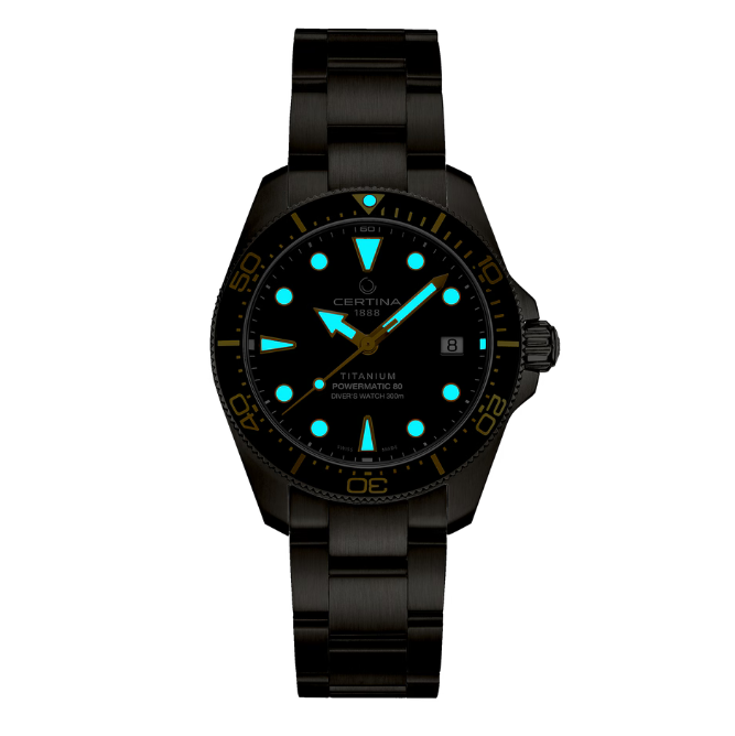 Certina DS Action Diver Titanium 38mm - Powermatic 80 – productafbeelding 3