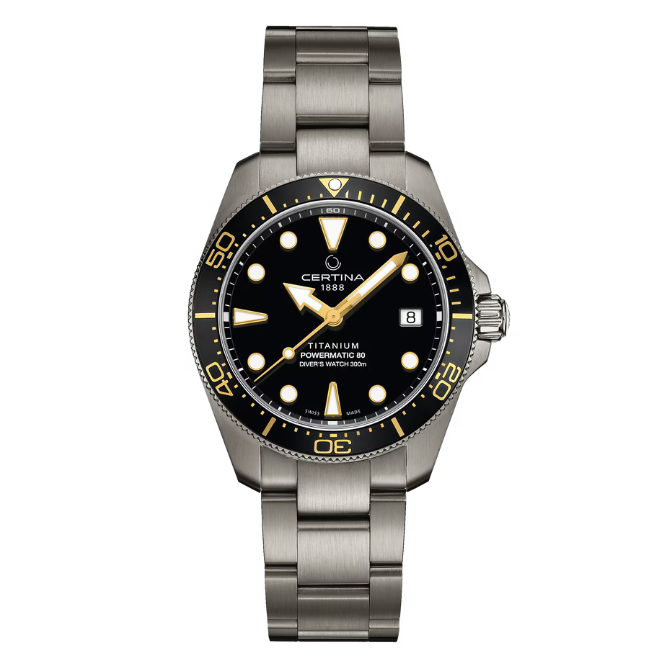 Certina DS Action Diver Titanium 38mm - Powermatic 80 – productafbeelding 5