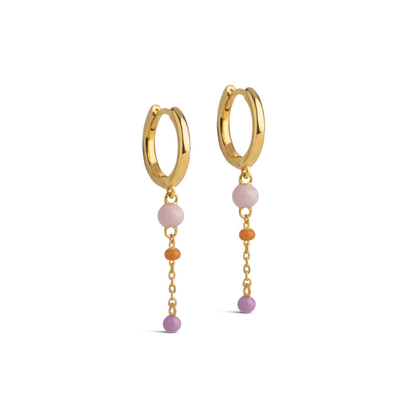 Enamel Lola Bold Blush Earrings