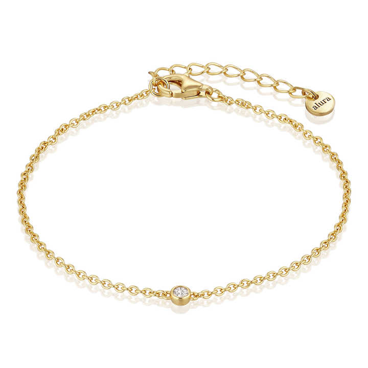Alura Copenhagen Embrace Armband – Verguld armband met zirkonia 