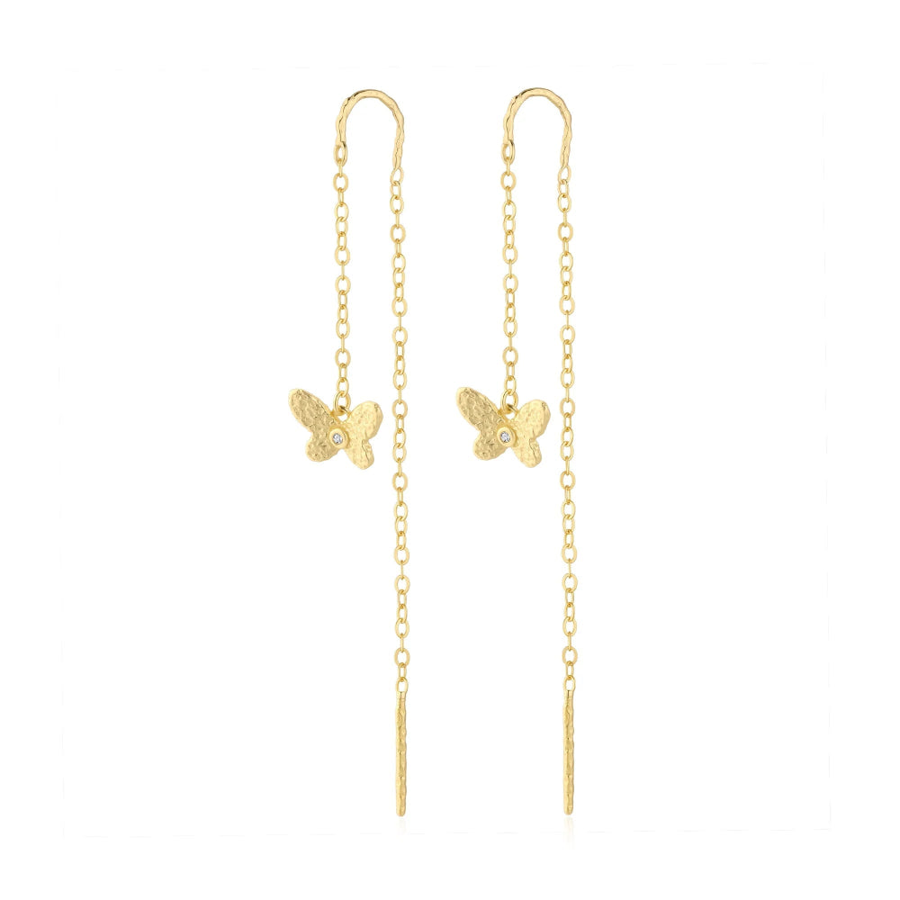 Wioga Esther Earrings In Gold Plated Silver