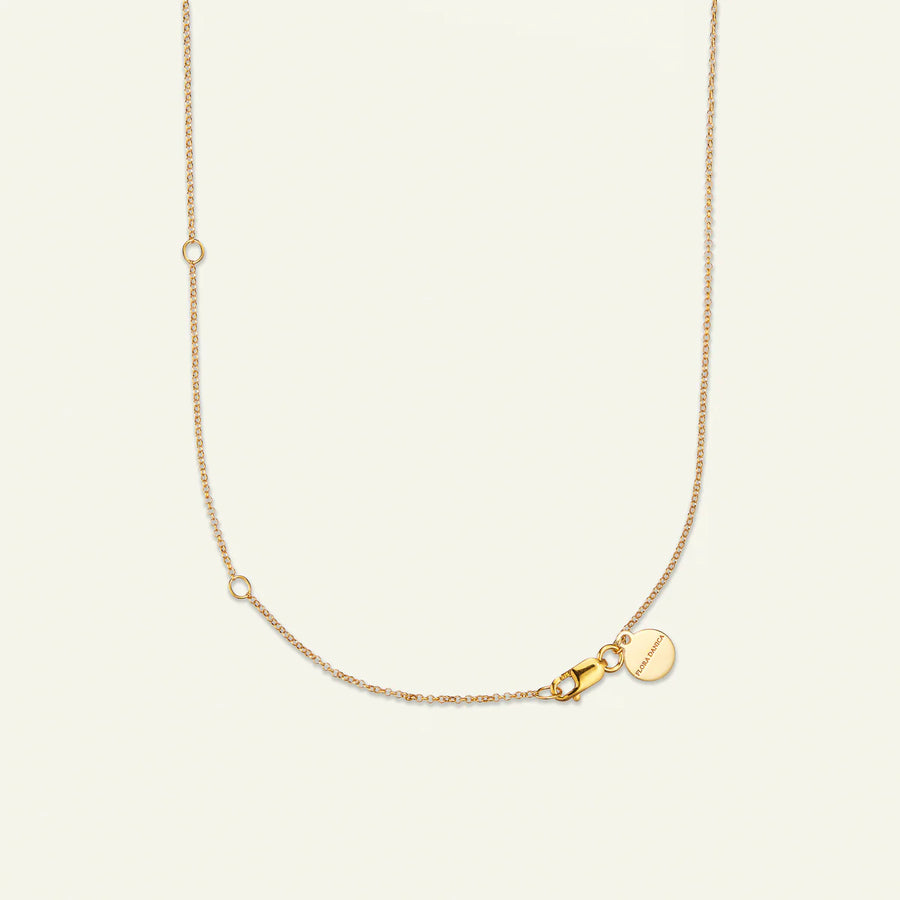 Flora Danica Roze Halsketting Met Diamant