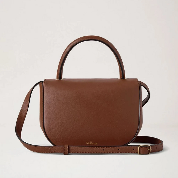 Mulberry Kleine Amberley Top Handle Oak soepel glad leer 
