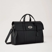 Mulberry Heritage Piccadilly Messenger Small Classic Grain Zwart 