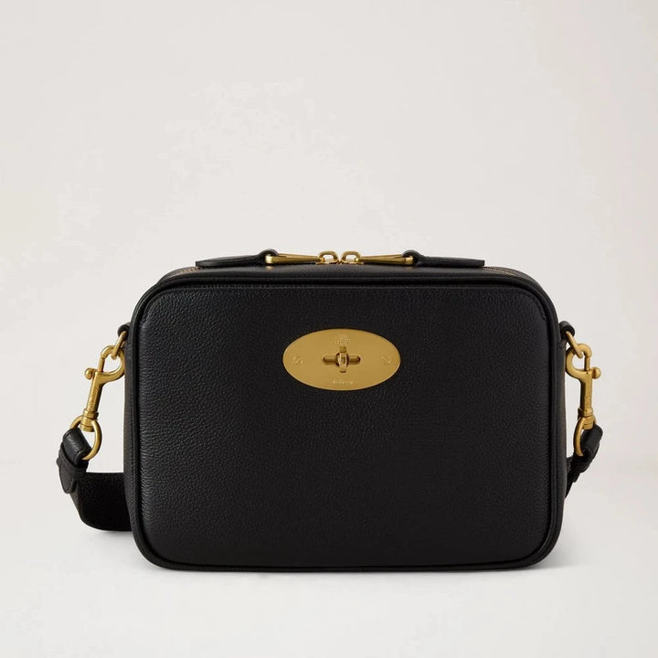 Mulberry Darley Camera Bag Small Klassiek Grain Zwart 