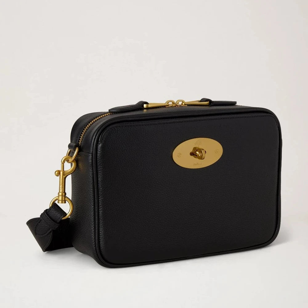 Mulberry Darley Camera Bag Small Klassiek Grain Zwart 