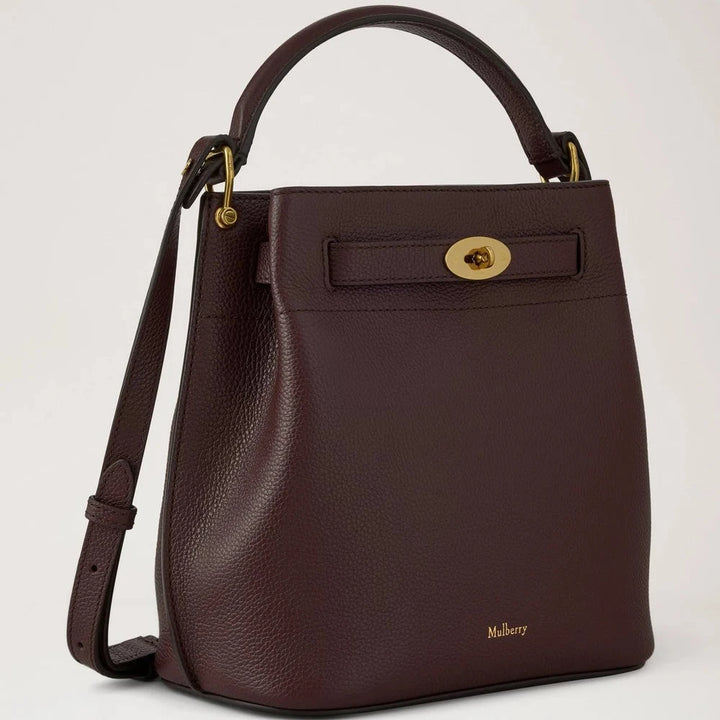 Mulberry Islington Bucket Oxblood Small Classic Grain – productafbeelding 2