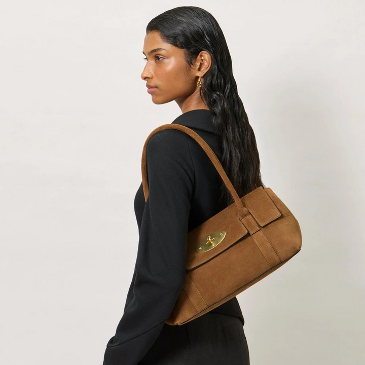 Mulberry East West Bayswater Vintage Oak Suede – productafbeelding 2