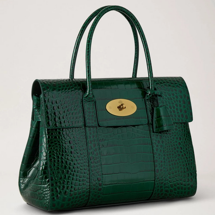 Mulberry Bayswater Emerald Shiny Croc – productafbeelding 2