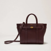 Mulberry Mini-rits Bayswater Oxblood Small Classic Grain 