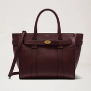Mulberry Kleine portemonnee met rits Bayswater Oxblood Small Classic Grain 