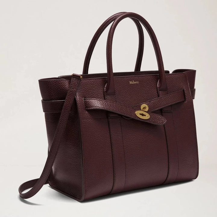 Mulberry Small Zipped Bayswater Oxblood Small Classic Grain – productafbeelding 2